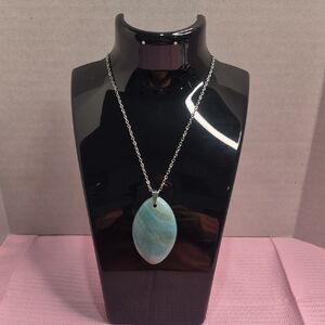 Larimar Gemstone pendant necklace.